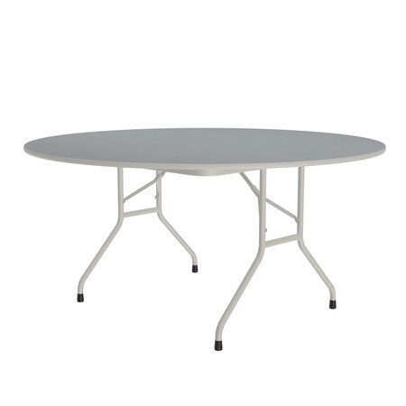 Correll CF TFL Folding Tables 60" Round Gray Granite CF60TF-15